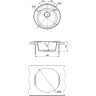 Кухонная мойка LEMARK SULA 500 жасмин 9910004