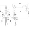 Смеситель LEMARK VINTAGE LM2805B для кухни
